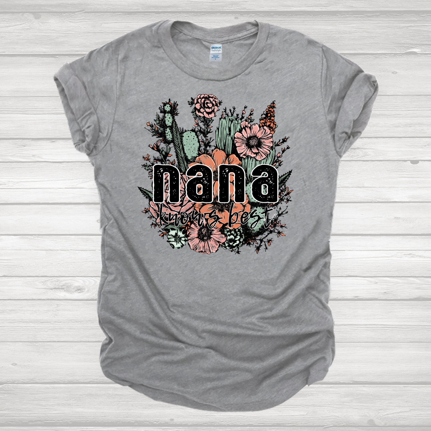Knows Best Western Floral Transfer