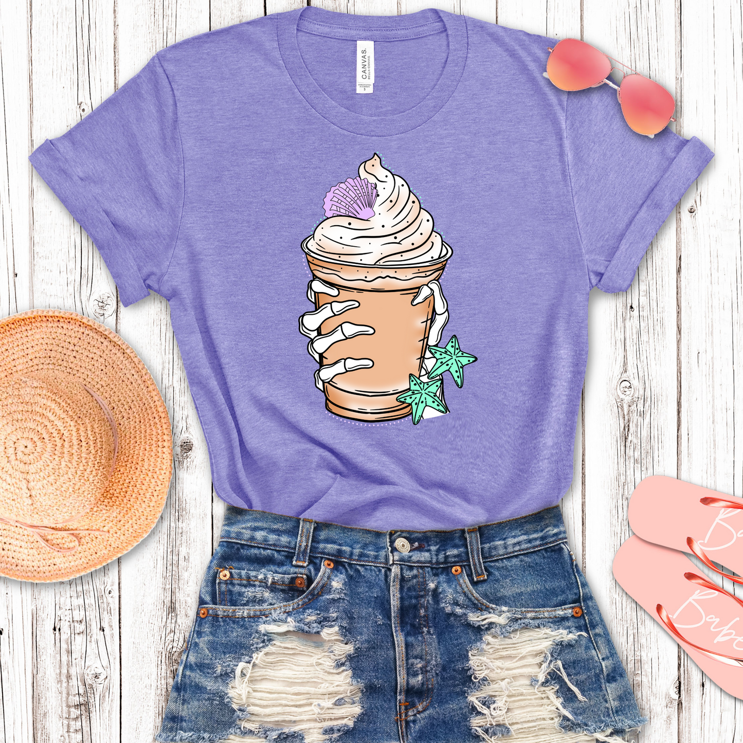 Seashell Frappe Transfer