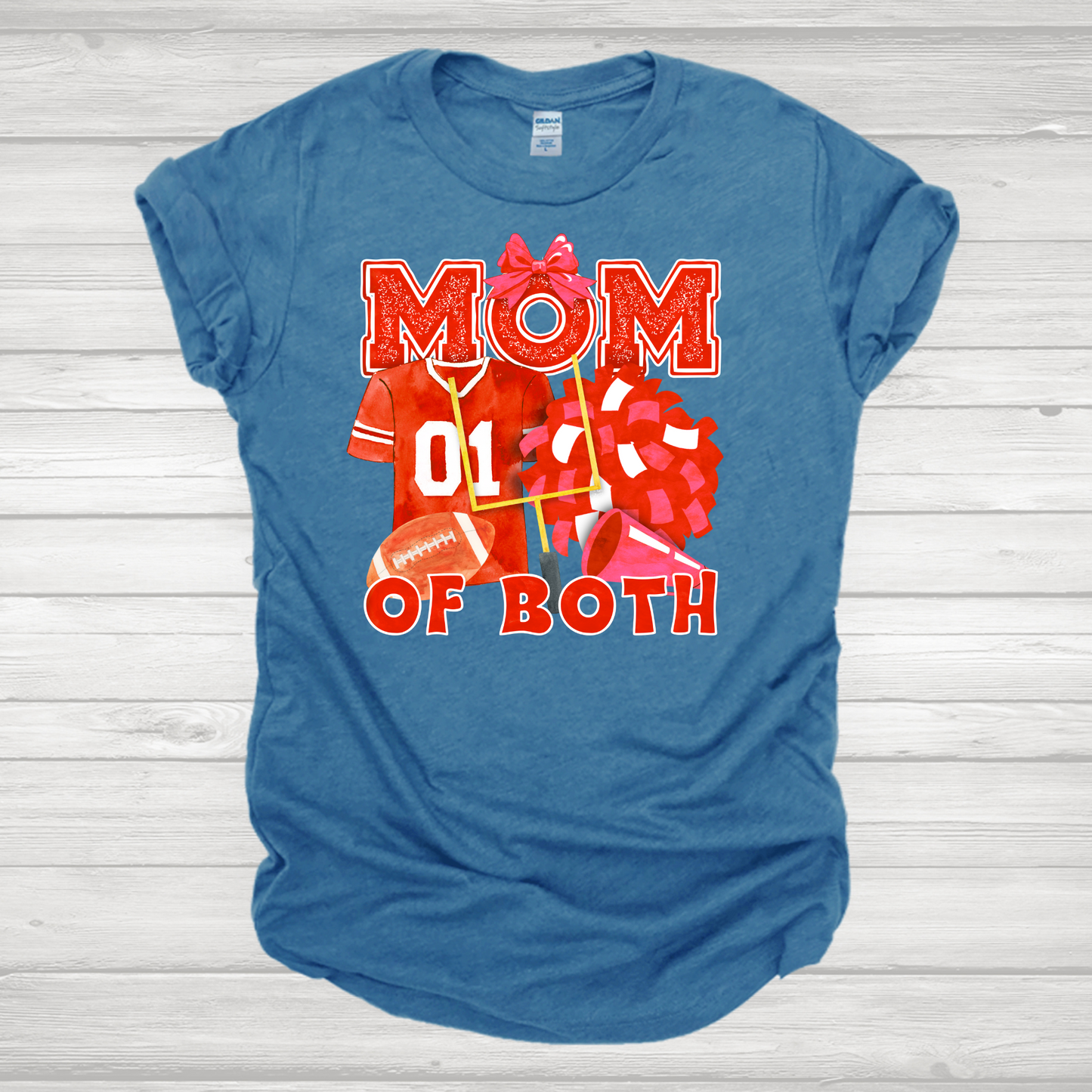 Mom Of Both Red Transfer