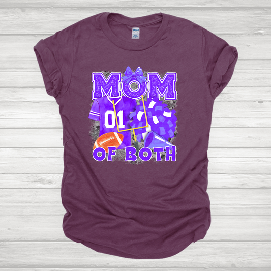 Mom Of Both with Background Purple Transfer