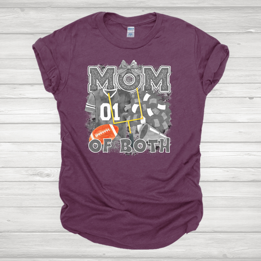 Mom Of Both with Background Silver Transfer