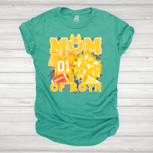 Mom Of Both with Background Yellow Transfer