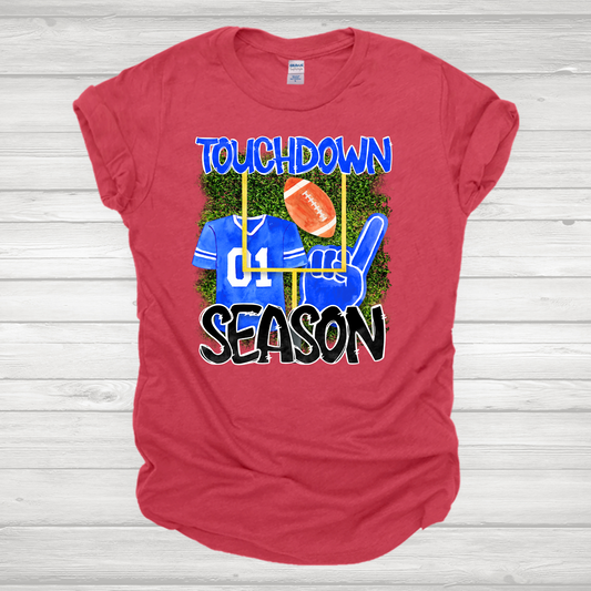 Touchdown Season Blue Transfer