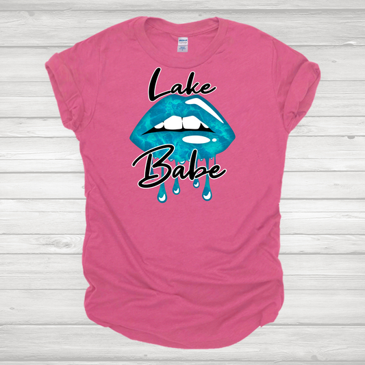 Lake Babe Lip Drip Transfer