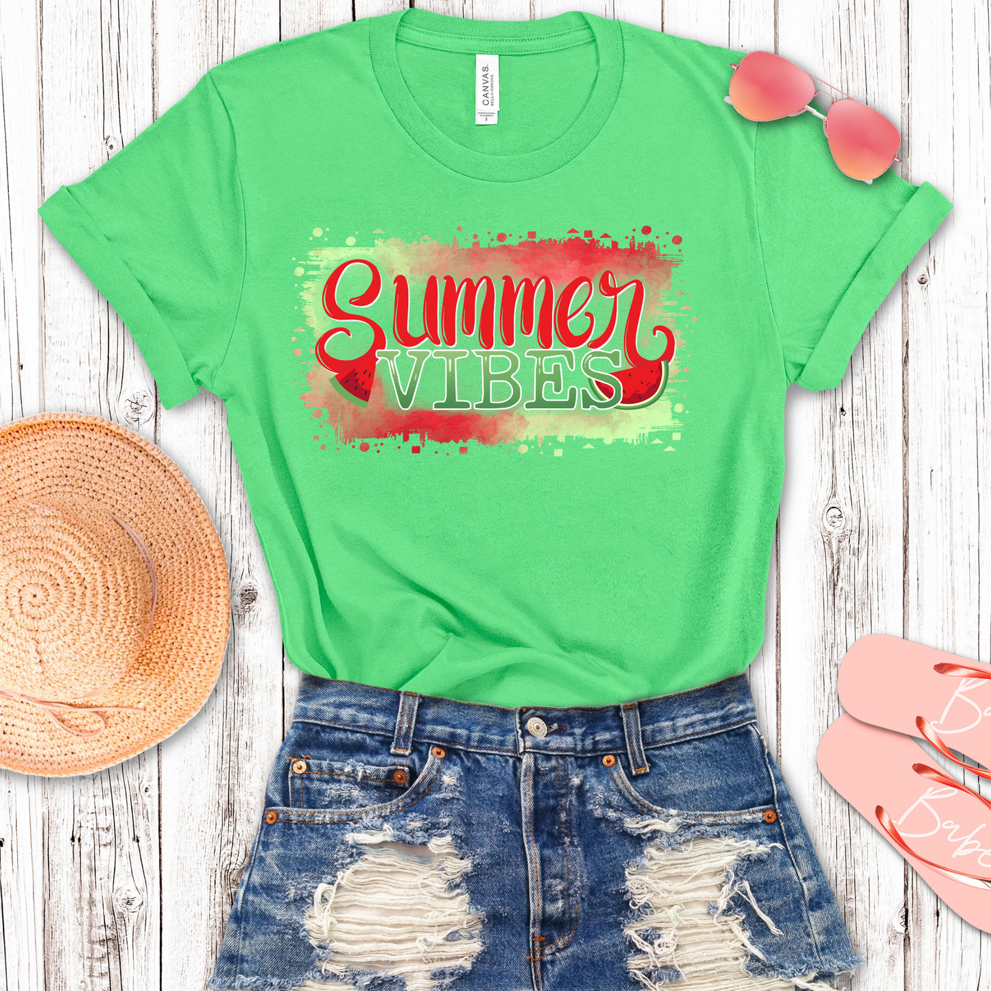 Summer Vibes Watermelon 1 Transfer
