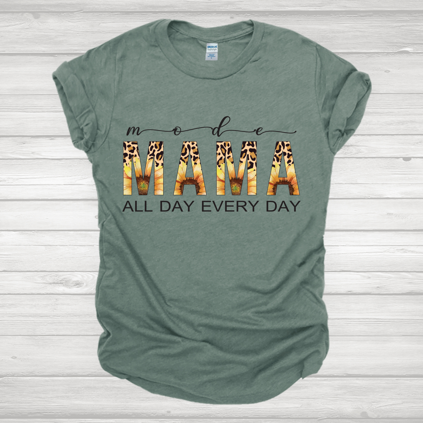 Mama Mode Sunflower Cheetah Transfer
