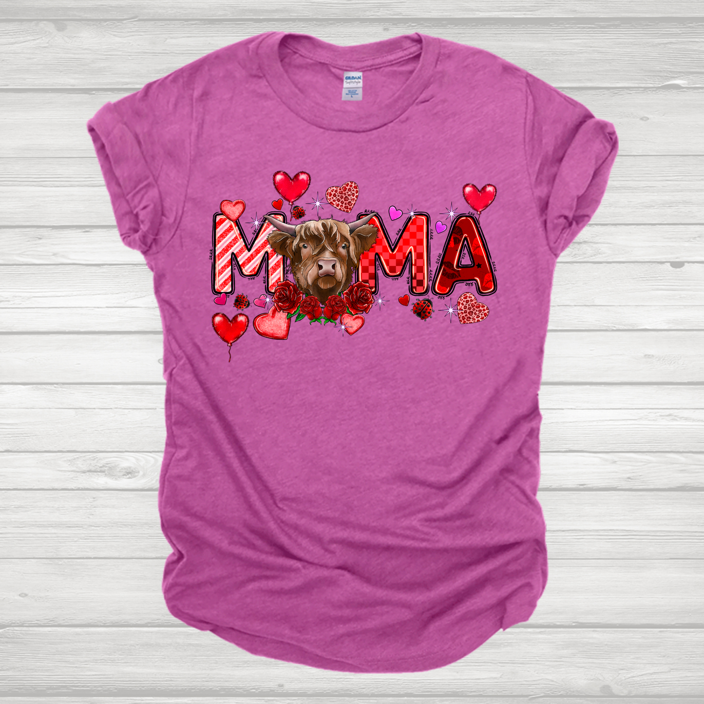 Mama Valentine Cow Transfer