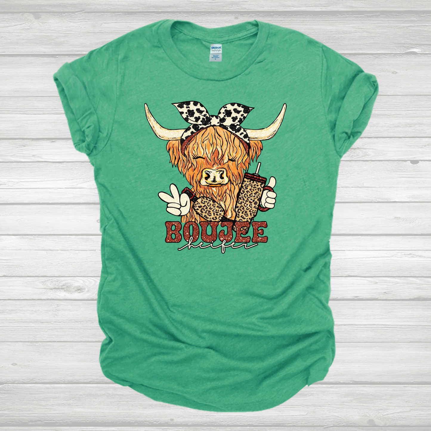 Boujee Heifer Leopard Style Transfer