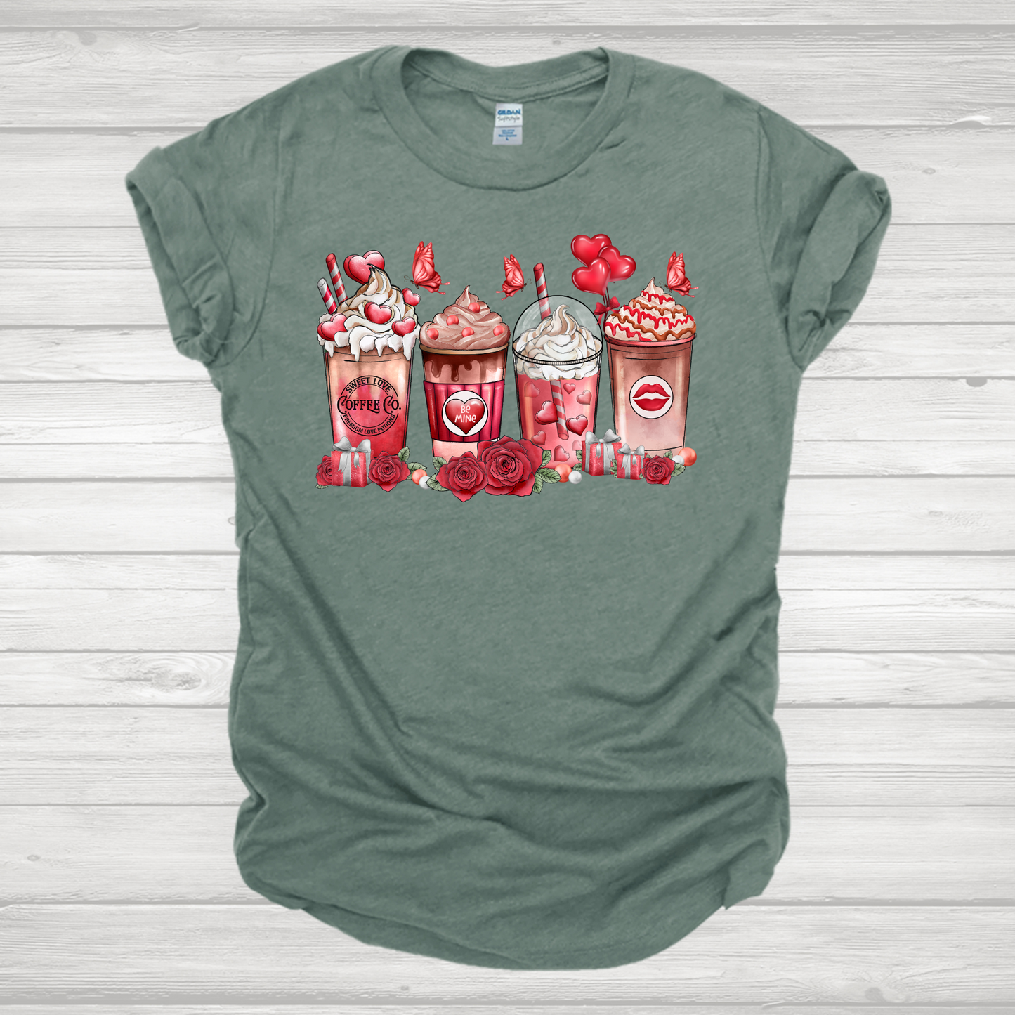 Valentine Sweet Coffee Transfer