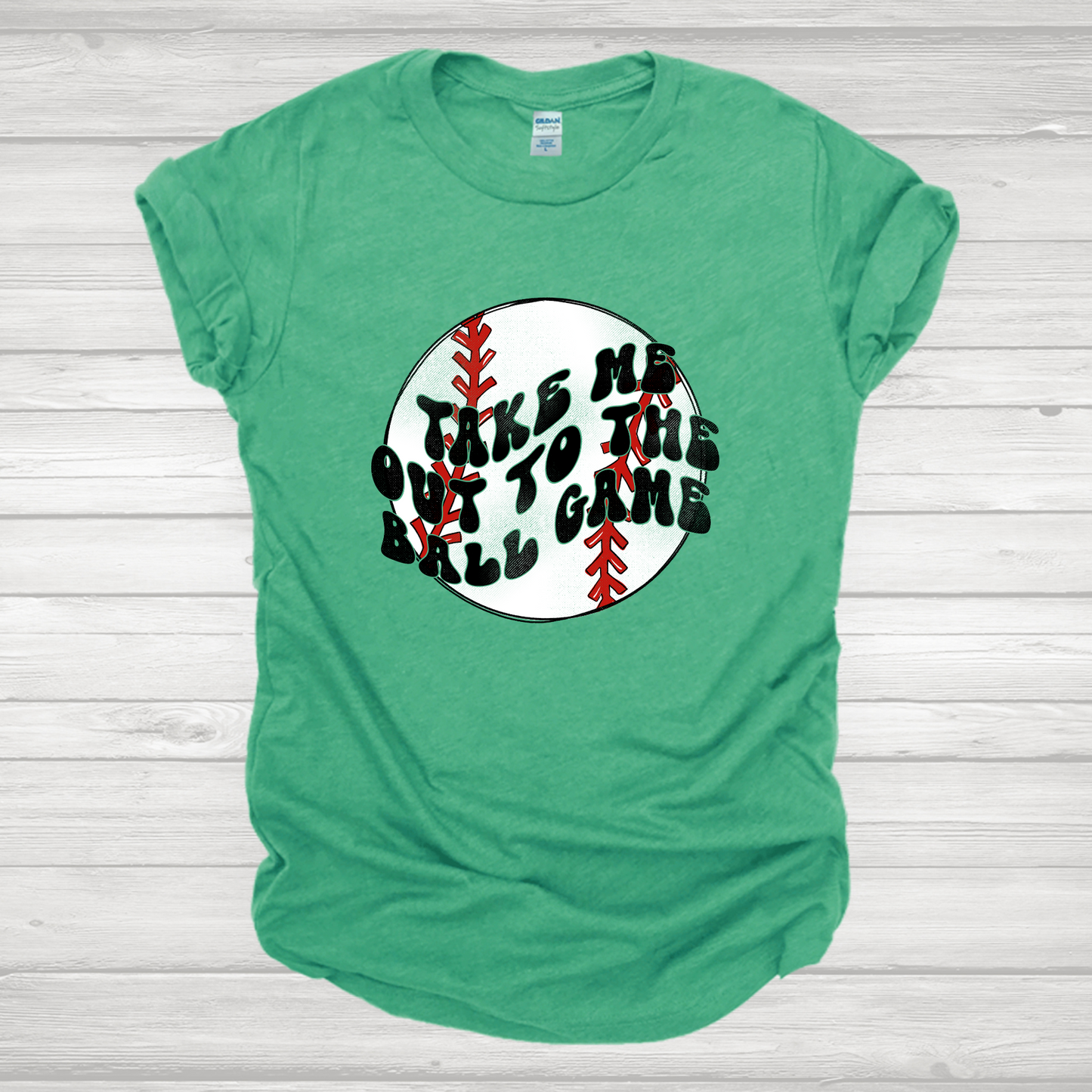 Take Me Out To The Ball Game Baseball Transfer