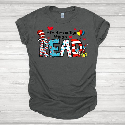 Oh The Places You'll Go When You Read Transfer