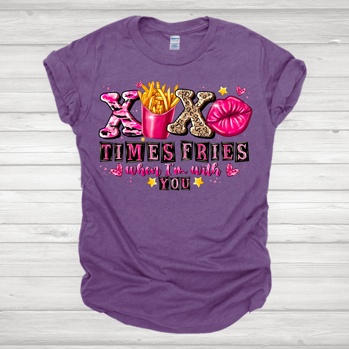 Xoxo Times Fries When I'm With You Transfer