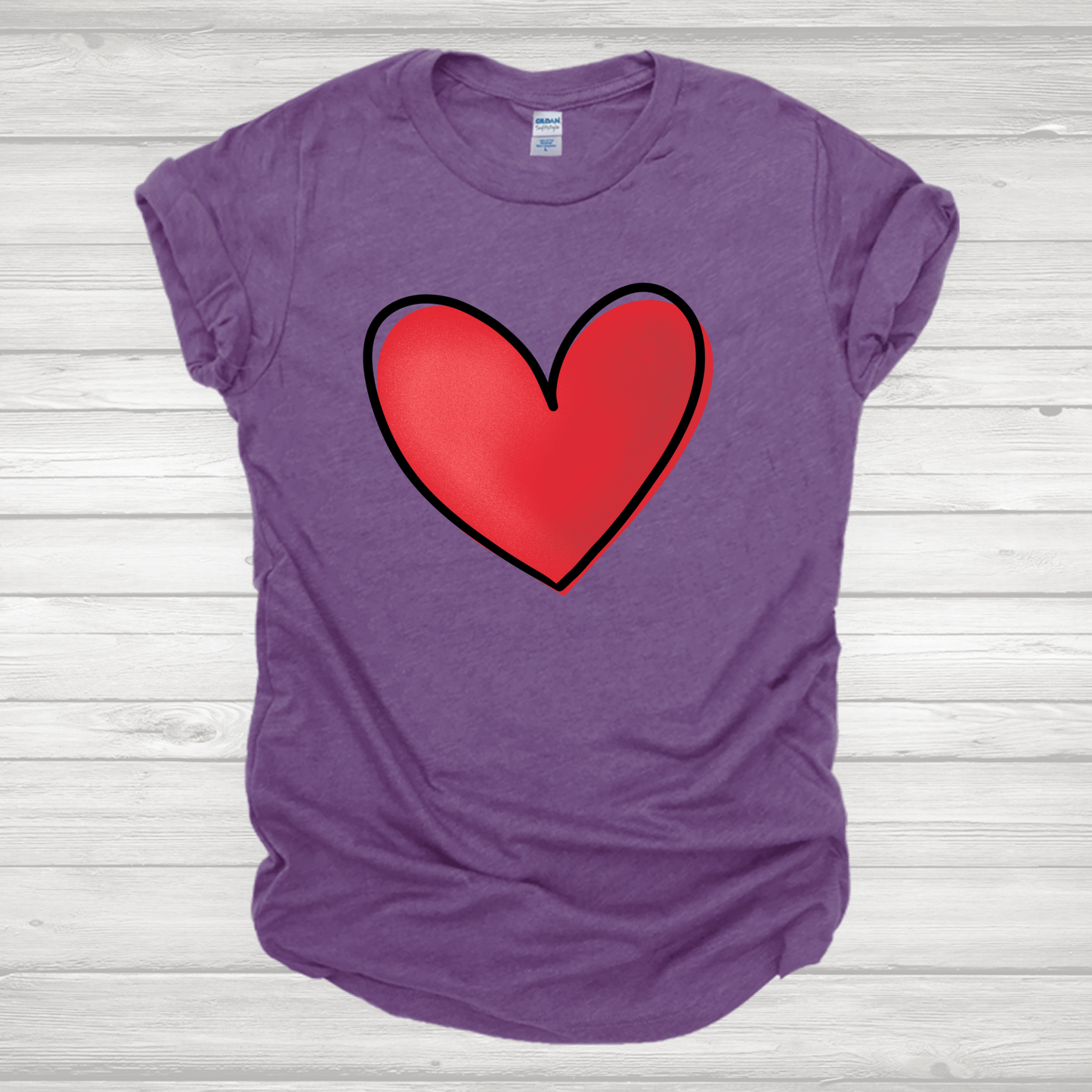 One Loved Mama Red Heart Transfer