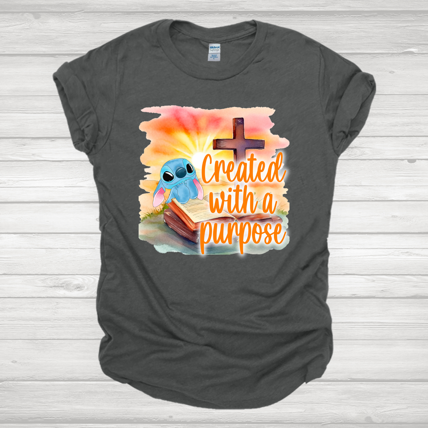 Created With A Purpose Blue Guy Transfer