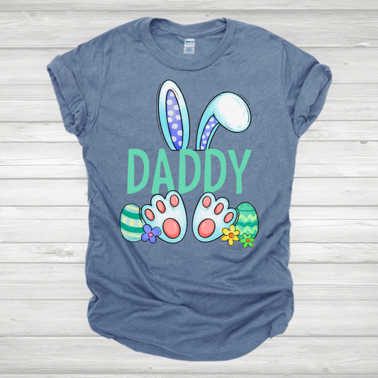 Easter Family Daddy Bunny Transfer