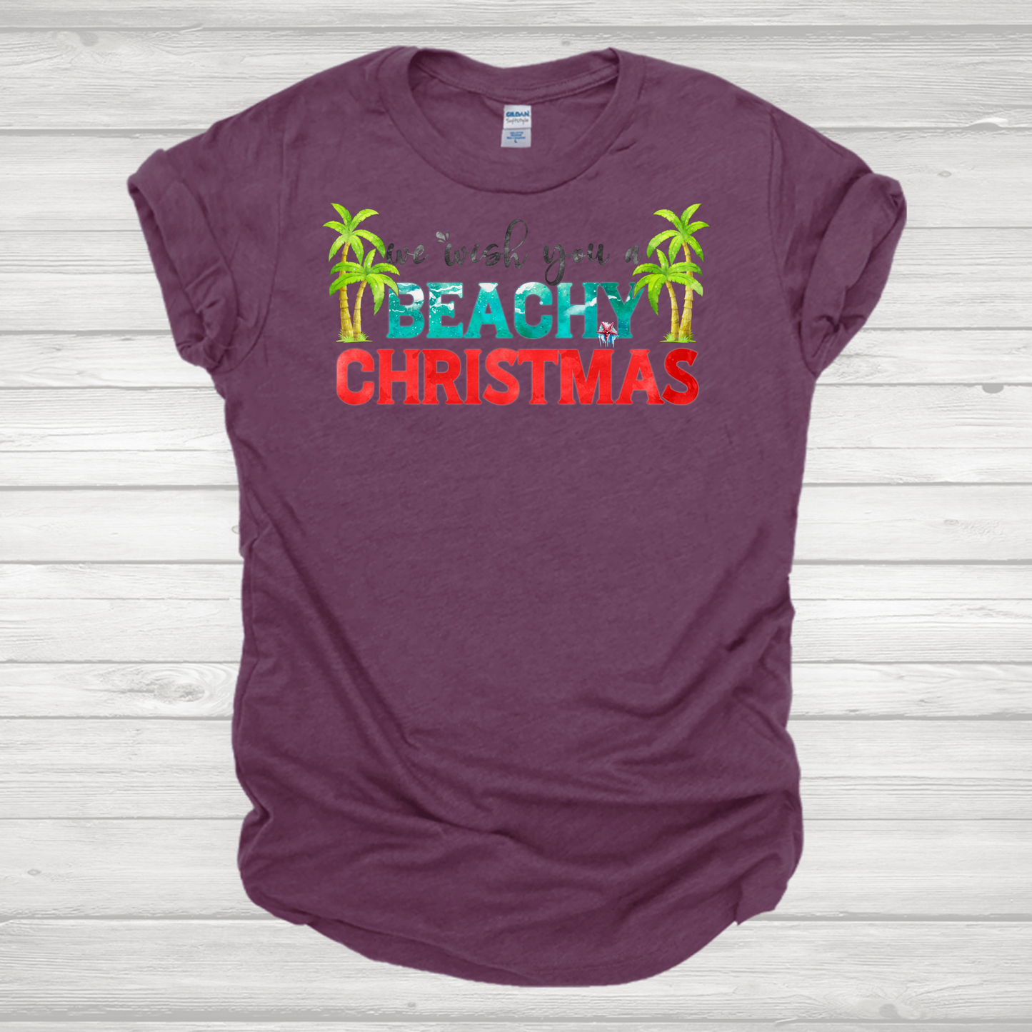 Beachy Christmas Transfer