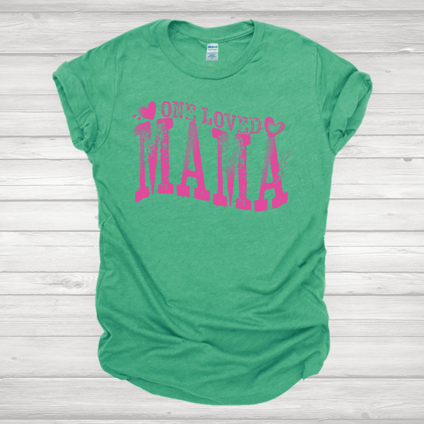 One Loved Mama Hot Pink Transfer