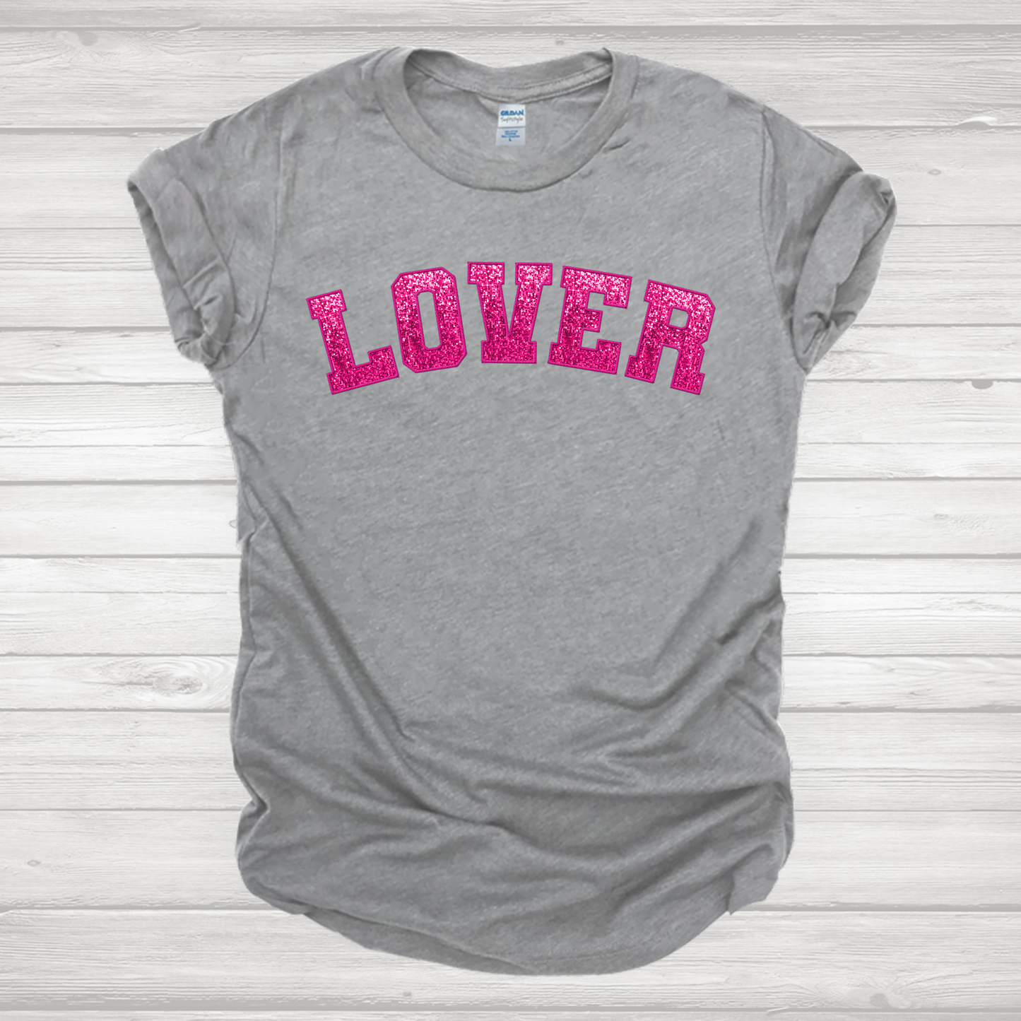 Faux Glitter Lover Transfer
