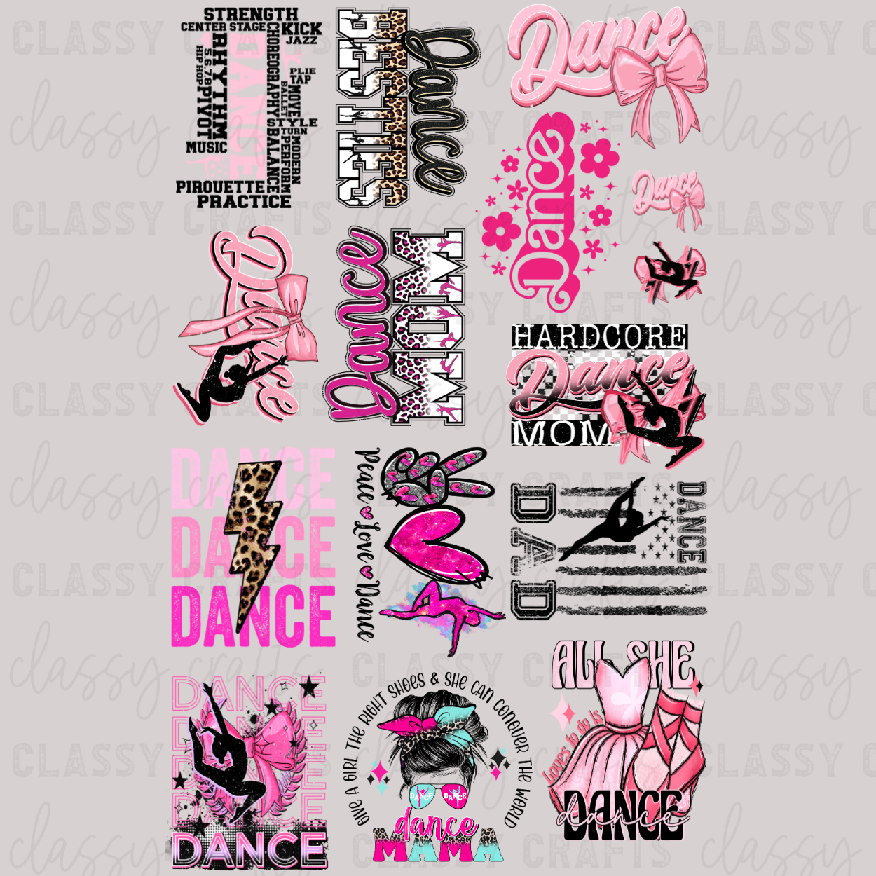 Dance  - 30x48 - PREMADE GANG SHEET