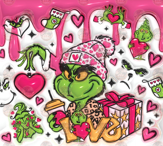 Valentine Grump Tumbler Wrap