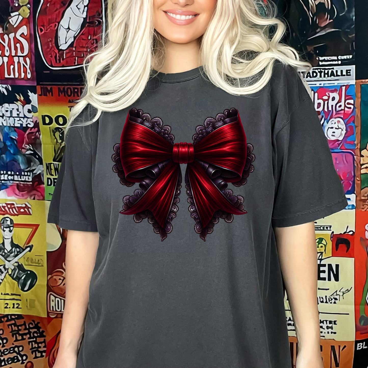 Vampire Bow Red Transfer