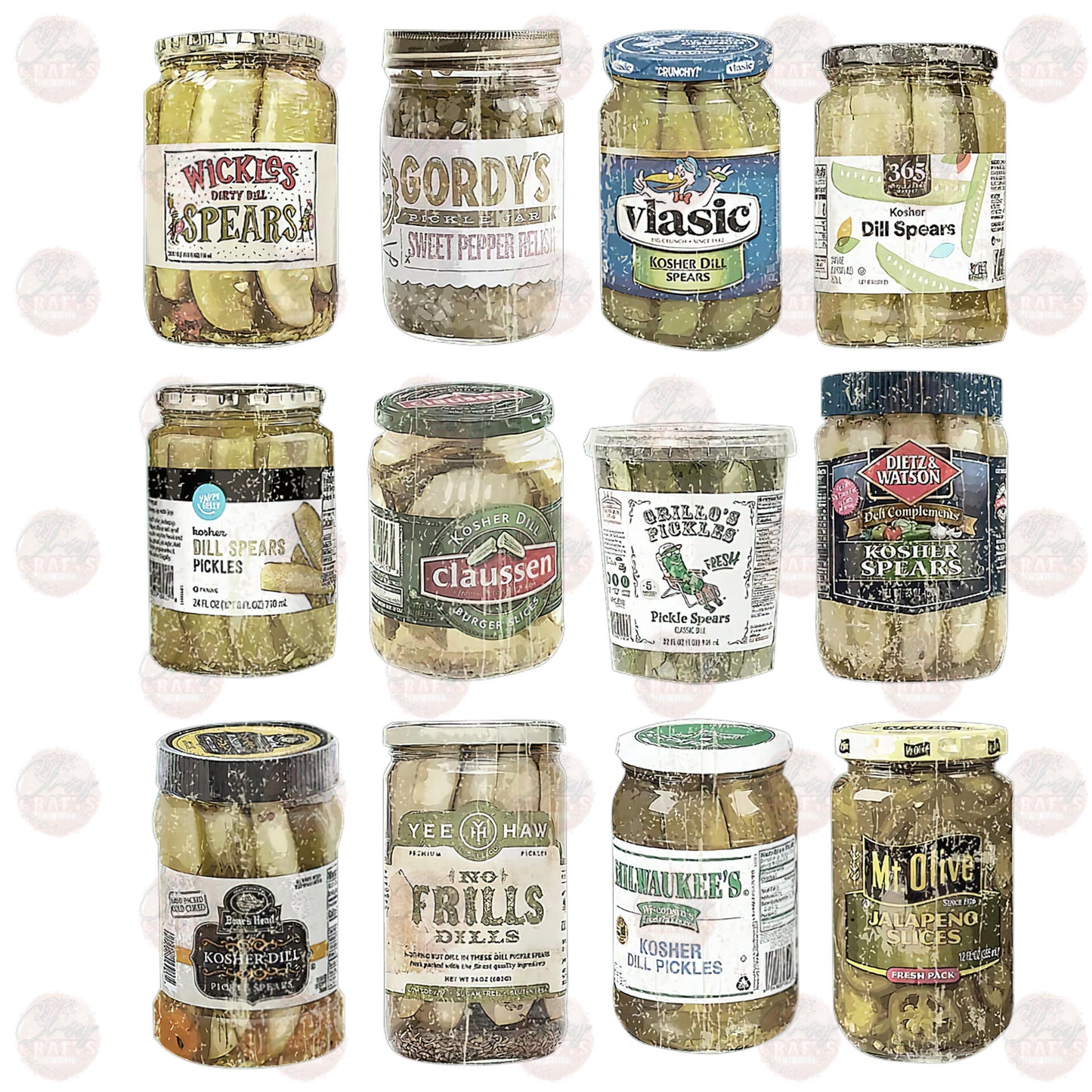 Vintage Canned Pickles