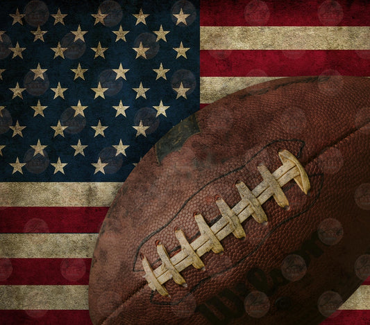 Vintage Football Tumbler Wrap
