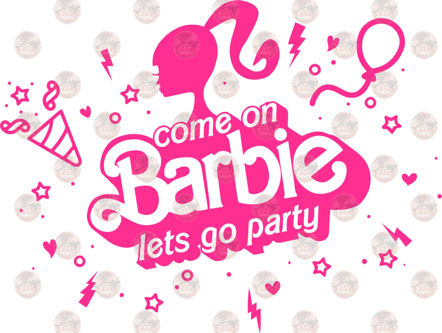 Vintage Girl Transfer