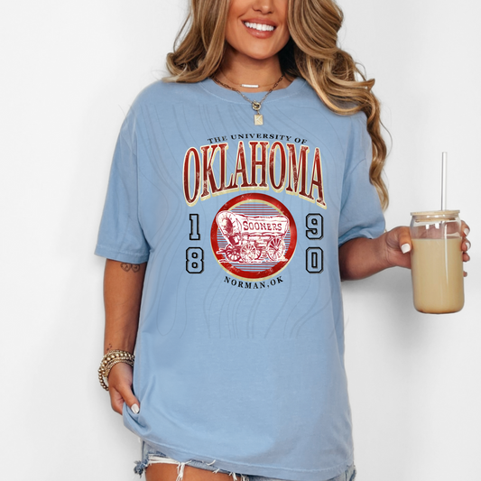 Vintage Team Sooners Transfer