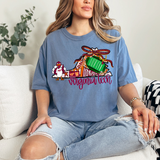 Virginia Tech Hokies Game Day Coquette Transfer