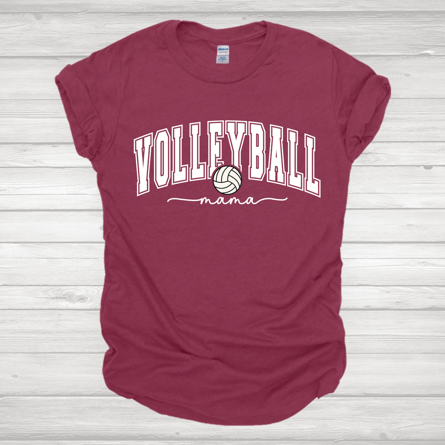 Volleyball Mama White Transfer