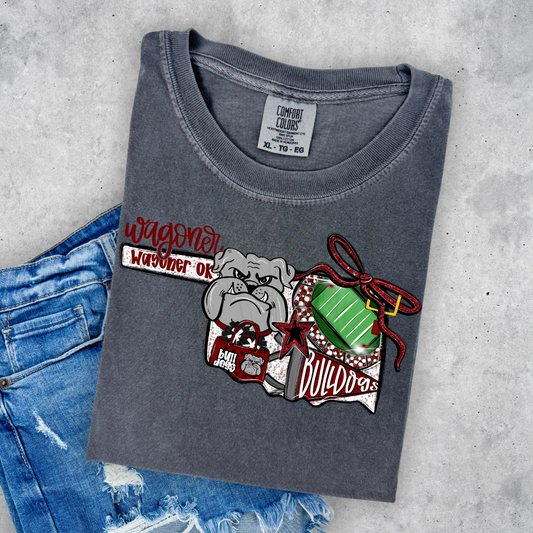 Wagoner Bulldogs Game Day Coquette Transfer