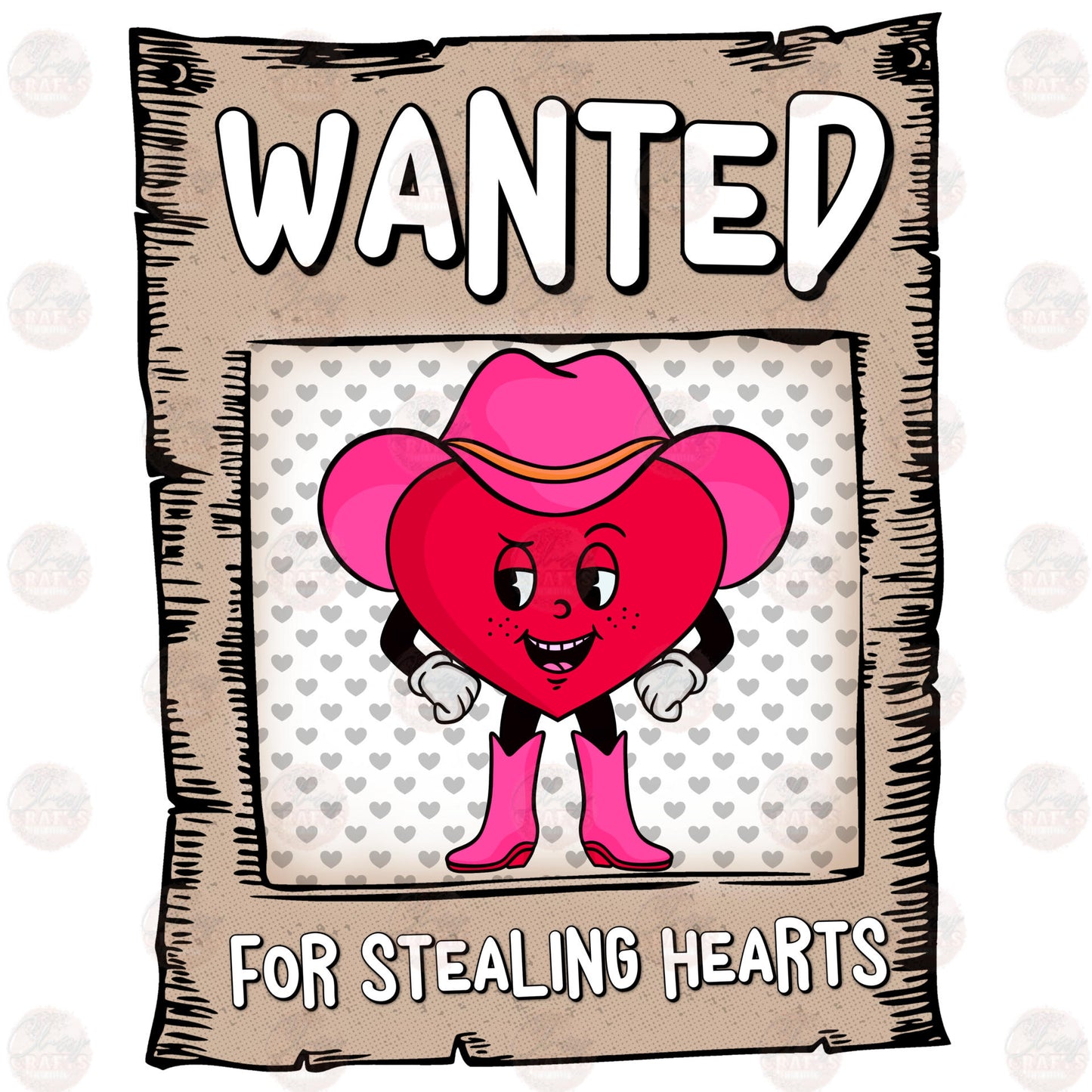 Wanted For Stealing Hearts Transfer