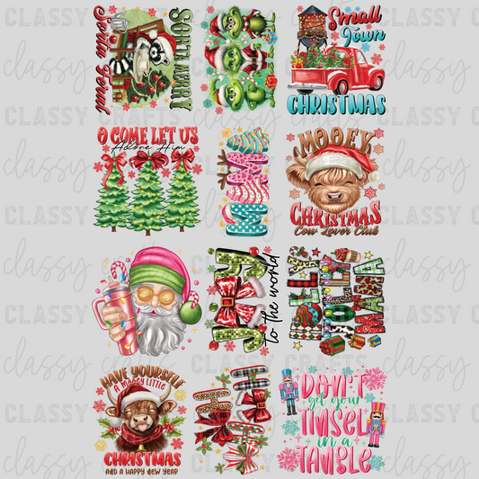 Sorta Merry Sorta Feral - 30x48 - PREMADE GANG SHEET