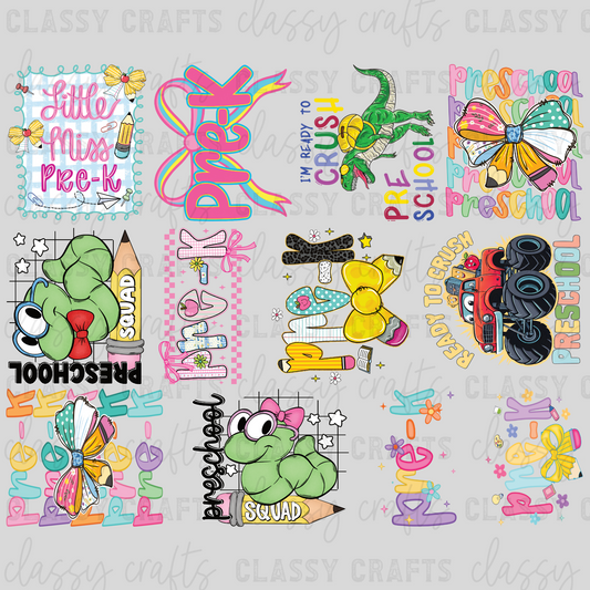 YOUTH Watch Out Preschool - 30x24 - PREMADE GANG SHEET