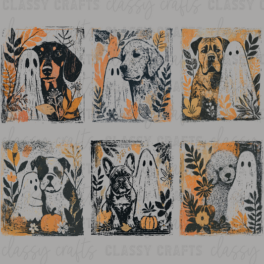 Fall Dogs - 30x24 - PREMADE GANG SHEET