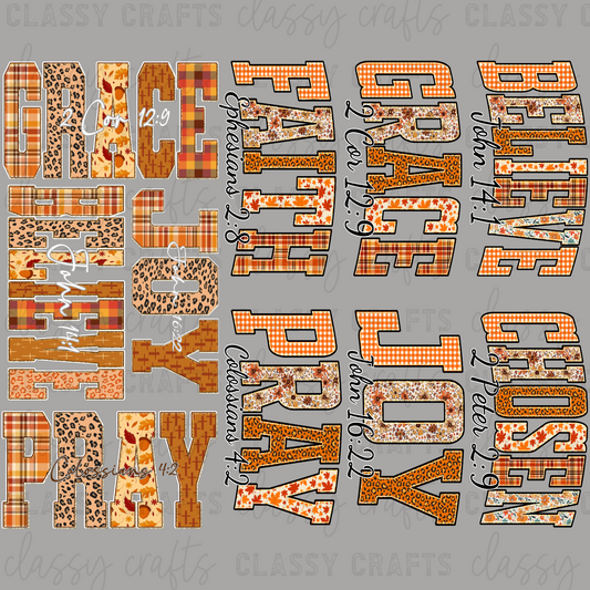 Faith Fall - 30x24 - PREMADE GANG SHEET