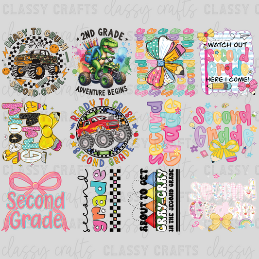 YOUTH Watch Out 2nd Grade - 30x24 - PREMADE GANG SHEET