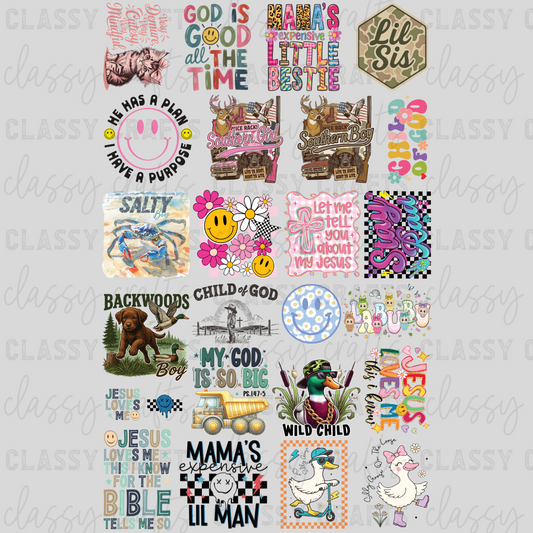 Child Of God YOUTH - 30x48 - PREMADE GANG SHEET