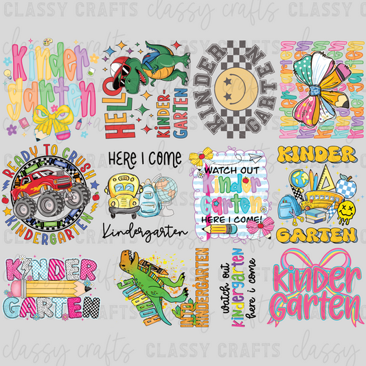 YOUTH Watch Out Kindergarten - 30x24 - PREMADE GANG SHEET