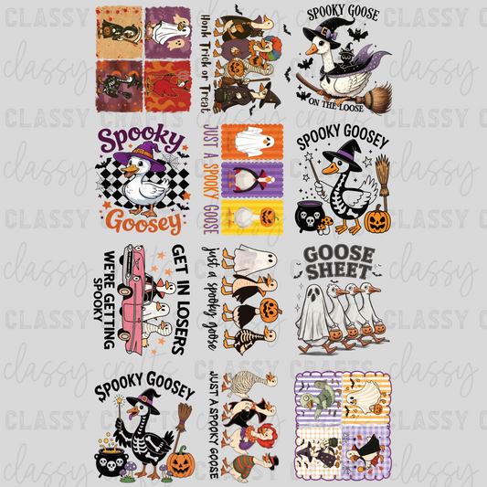 Spooky Goose - 30x48 - PREMADE GANG SHEET
