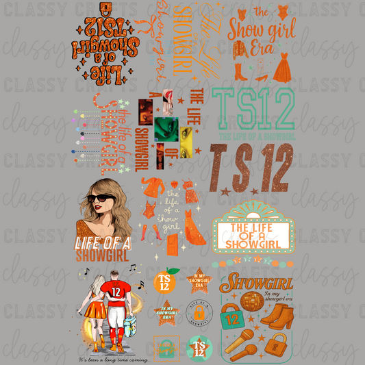 Show Girl - 30x48 - PREMADE GANG SHEET