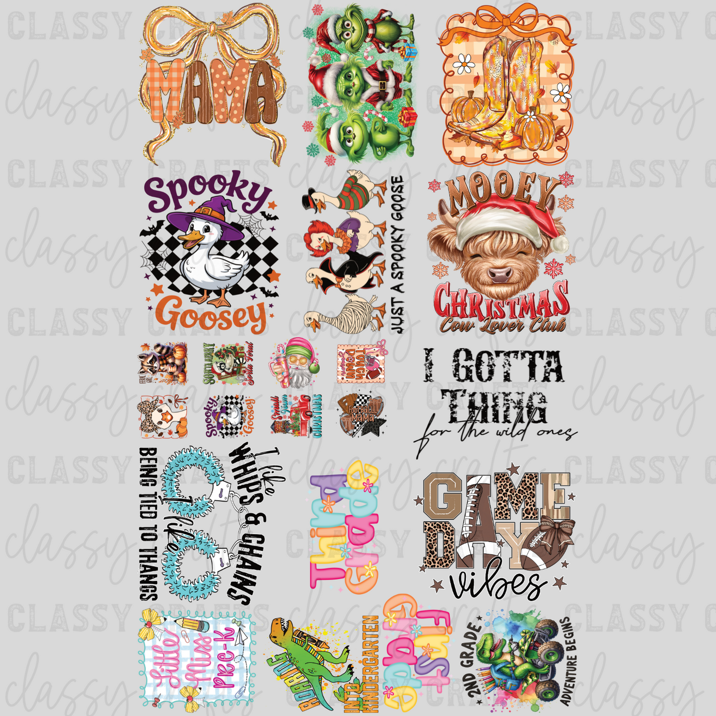 Getting Ready For Fall - 30x48 - PREMADE GANG SHEET