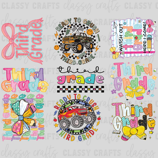 YOUTH Watch Out 3rd Grade - 30x24 - PREMADE GANG SHEET