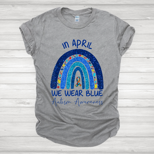 We Wear Blue Transfer
