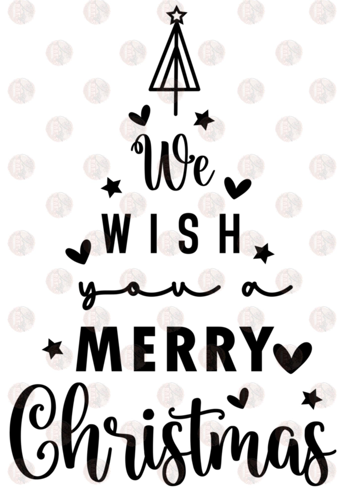 We Wish You A Merry Christmas Transfers