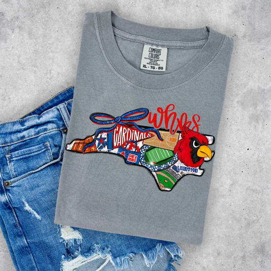 Western Harnett Middle School Game Day Coquette Transfer