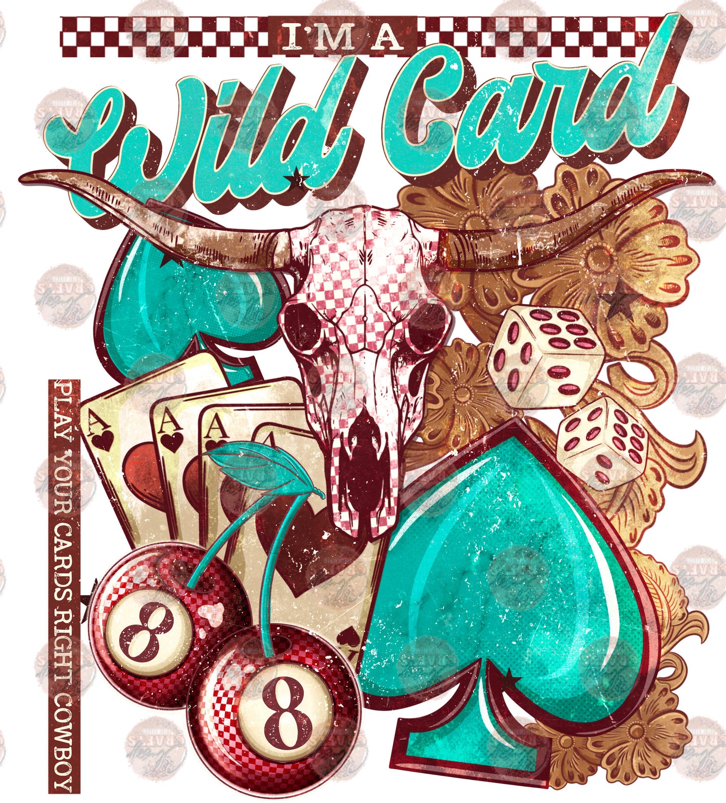 Wild Card ** TWO PART* SOLD SEPARATELY** Transfer