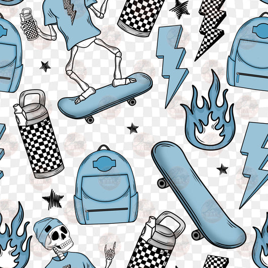 Wild Child Blue Seamless Wrap