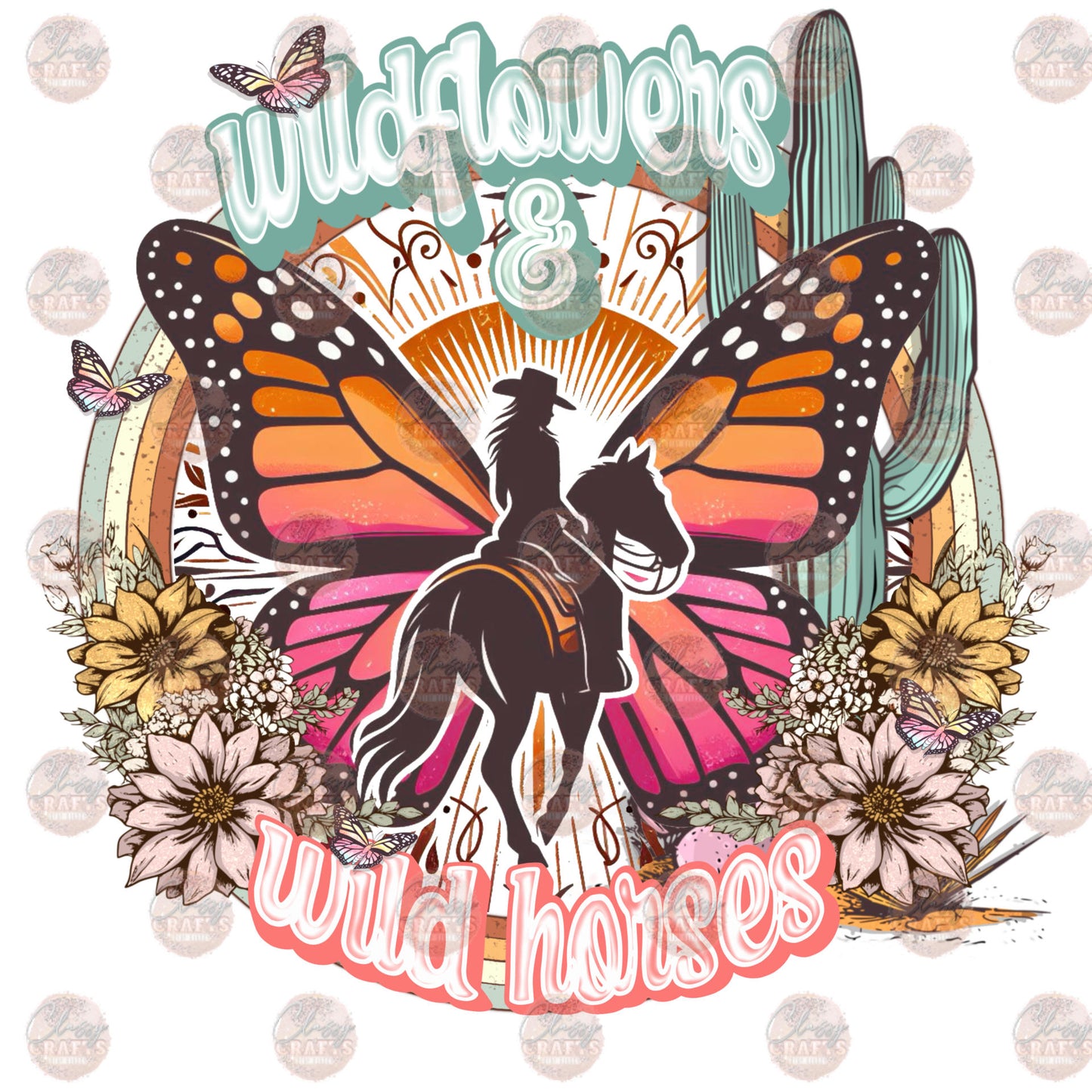 Wildflowers & Wild Horses Transfer